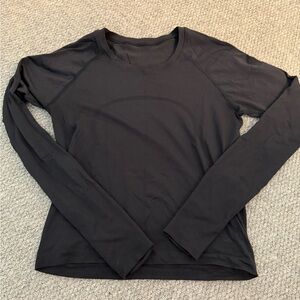 Lululemon Black Fitted Long Sleeve Tee